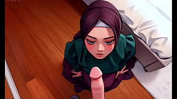 Gadis Muslimah Berhijab Tunduk Dan Luluh, Menyembah Kemaluanku Dengan Penuh Nafsu