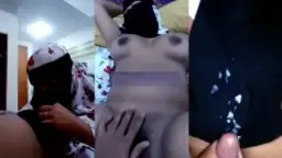 Menggoyang Puki Perempuan Bercadar Di Kamar Kos