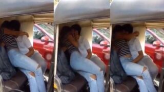 Gadis India 18 Tahun Yang Bergairah Bercinta Panas Dengan Pacarnya Di Dalam Becak