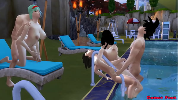 Susu Ibu Dan Istri Epi 4: Pesta Ranjang Di Kolam, Bulma Dan Chichi Istri Cantik Berbagi Anak Laki-laki Dan Berganti Pasangan, Dihardcore Dari Belakang Bak Binatang Hentai