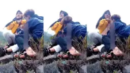 Goyangan Panas Jilbab Dan Jamet Di Atas Ranjang Pegunungan