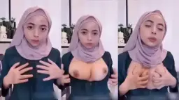 Ukhti Miera, Hijabnya Rapi Tapi Toketnya Bulat Sempurna Bikin Liar