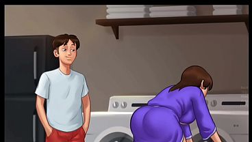 Malam Musim Panas Rahasia [v21.0.0] | Ibu Tiri Ngintipin Diam-diam (18+) | Novel Visual Dewasa Penuh Gairah