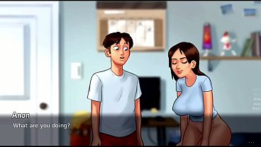 Ibu Tiri Melirik Ke Belakang…lalu Tersenyum Nakal | Cuplikan Kerja Baru | Saga Musim Panas (dewasa 18+)